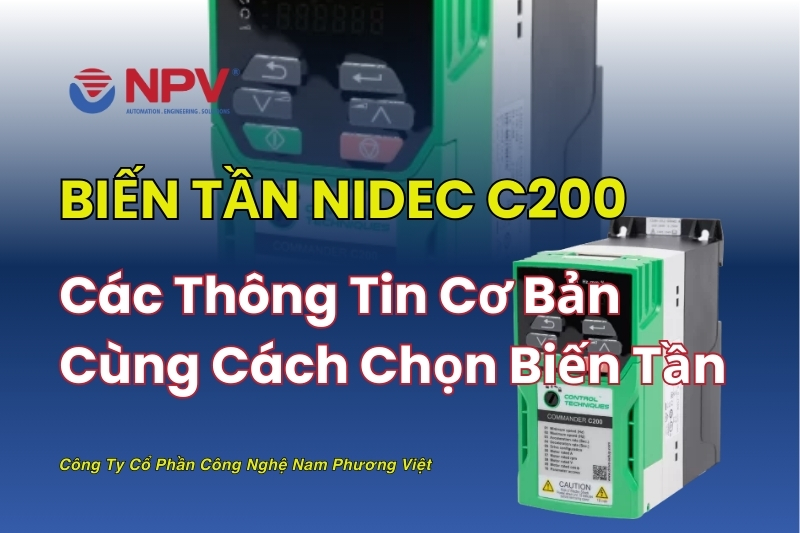 Biến tần Nidec C200 cùng các thông số cơ bản nhất